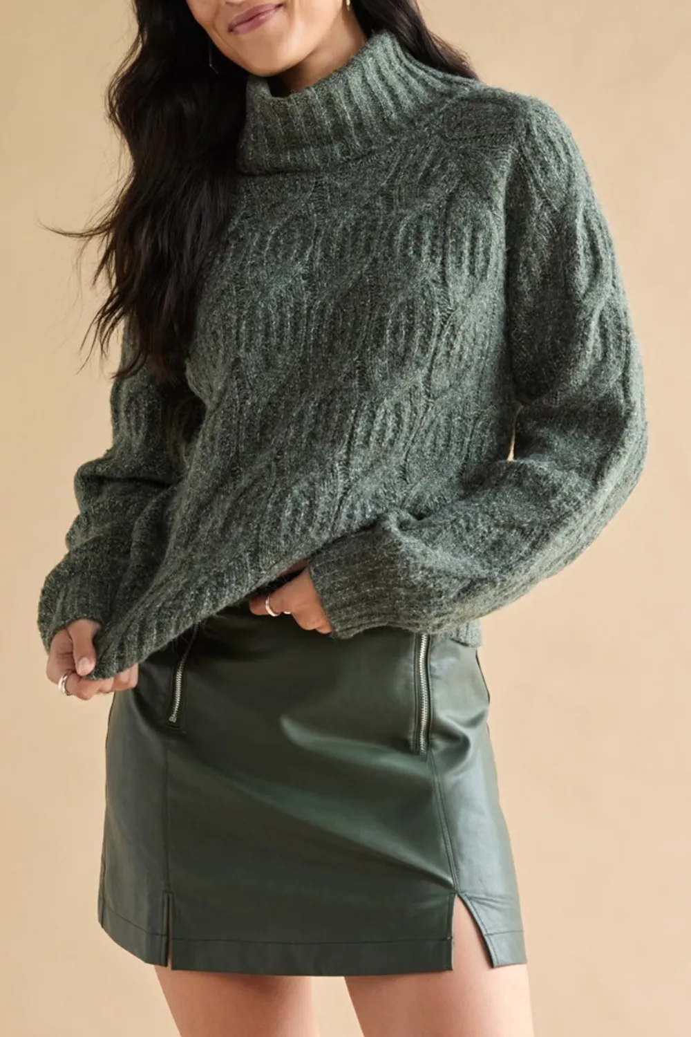 Aviana Cable Pullover Sweater