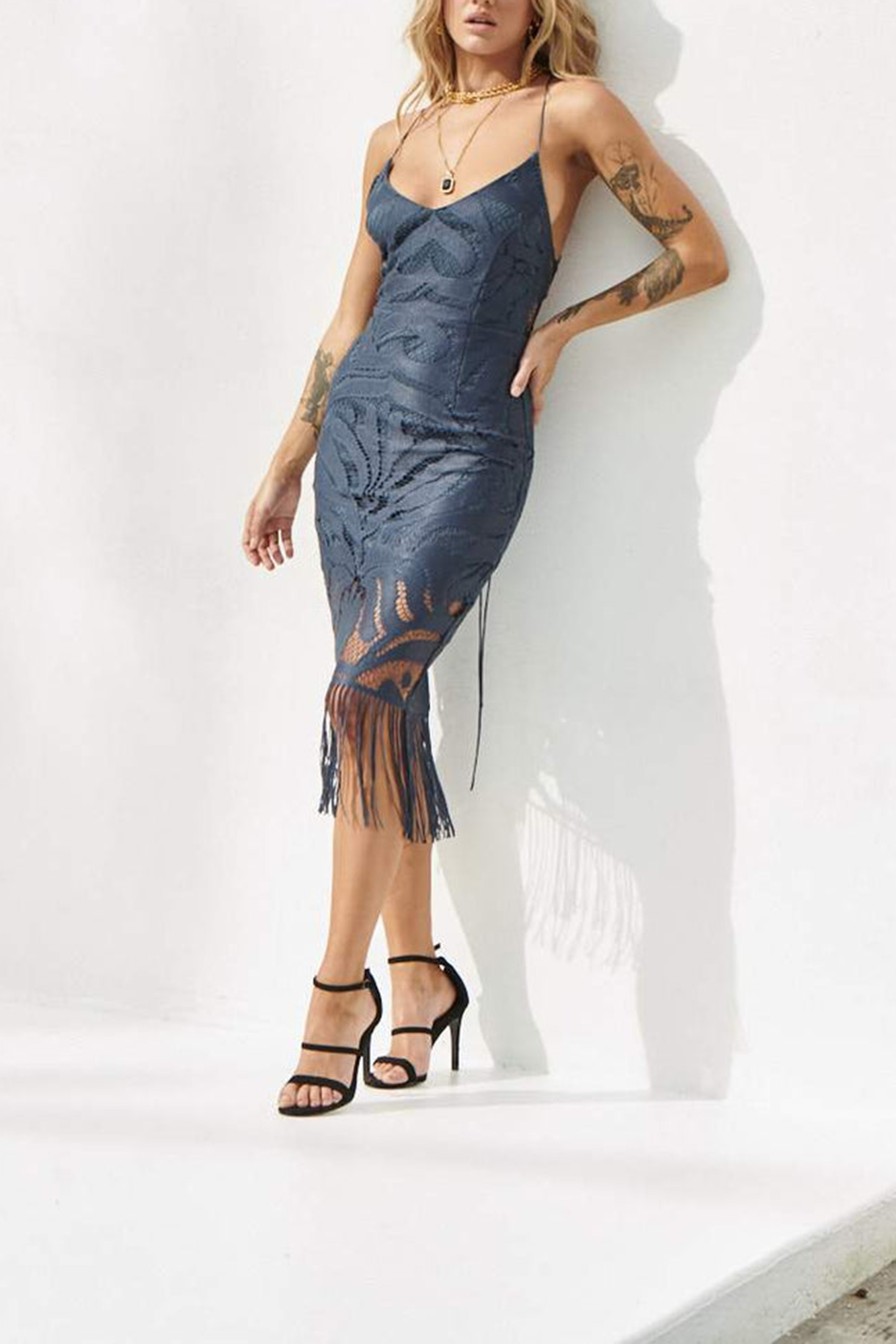 Khaleesi Dress (Steel Blue) - PRE ORDER