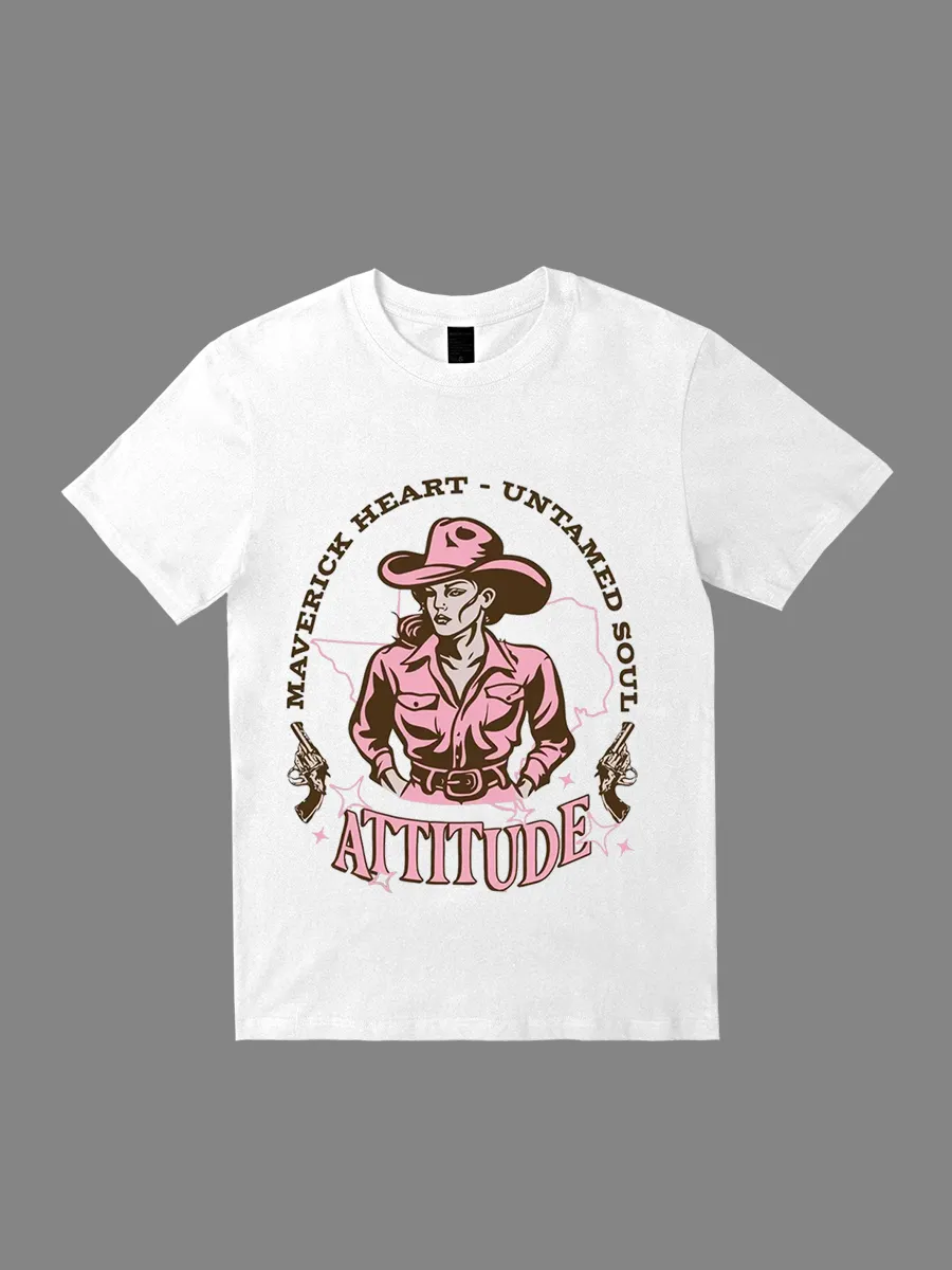 Wild West Cowboy Girl T-Shirt