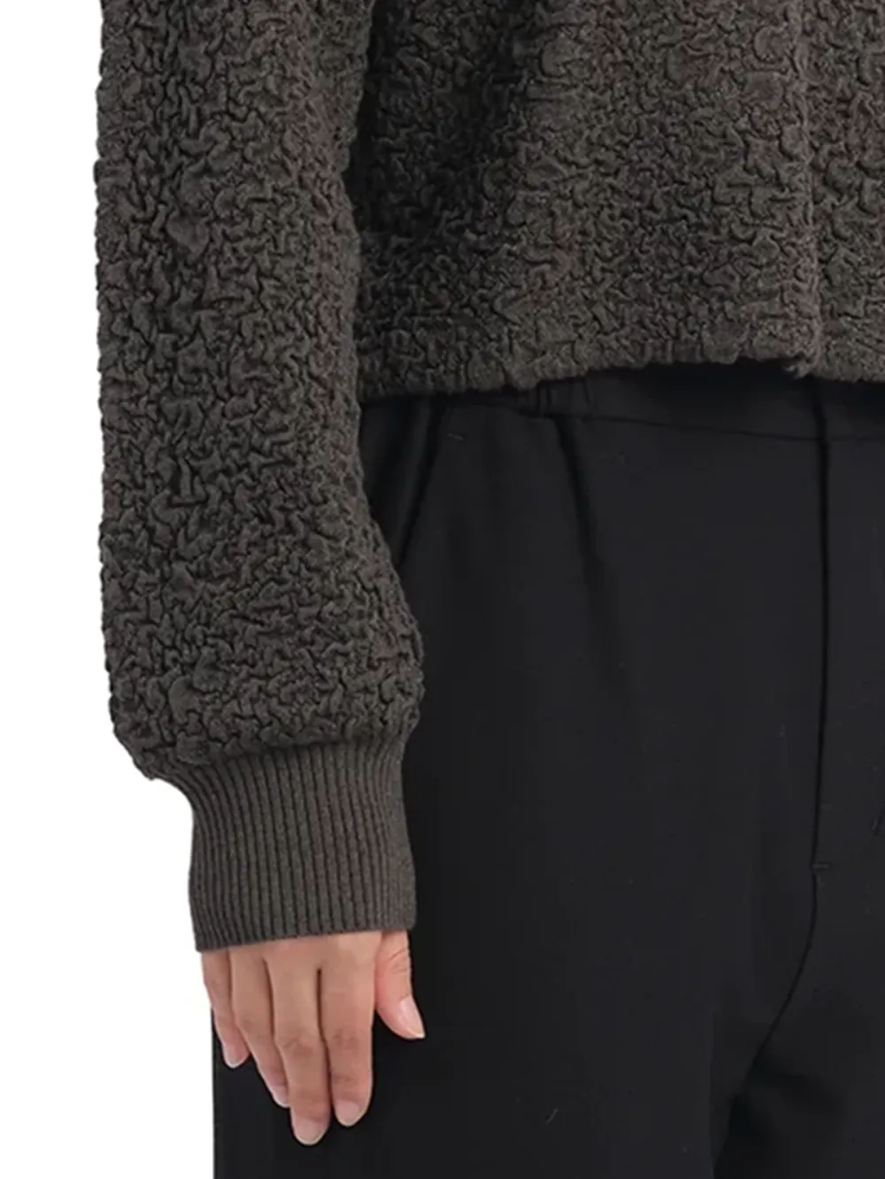 Charcoal gray Knit Sweater