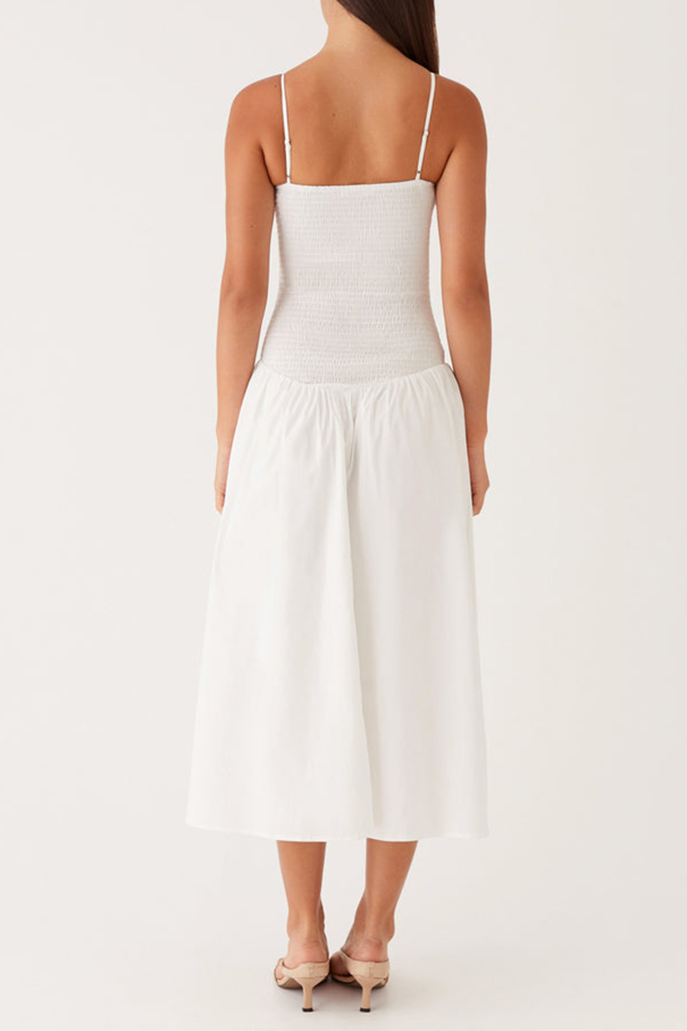 Natalyi Midi Dress - White