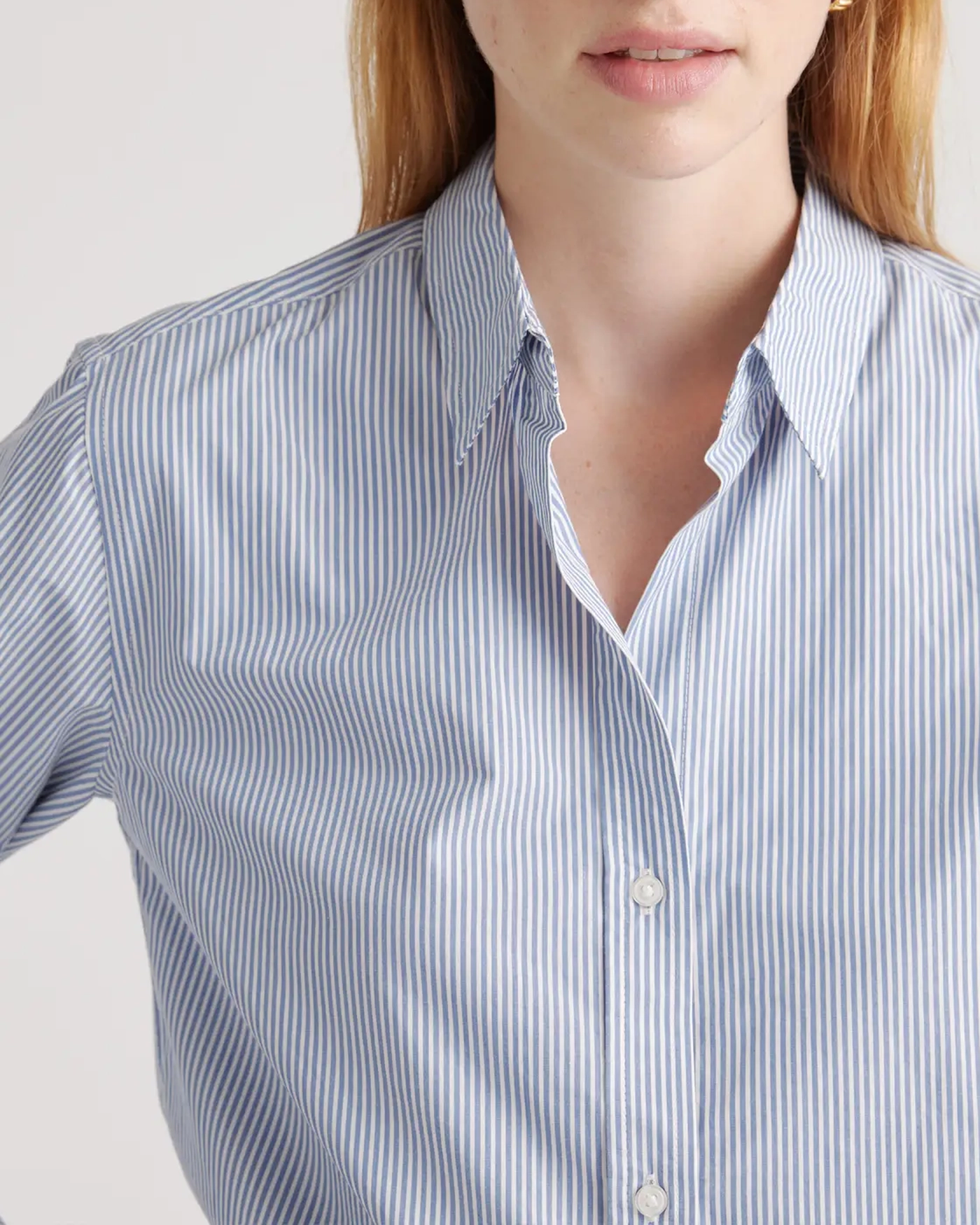 Cotton Poplin Long Sleeve Shirt