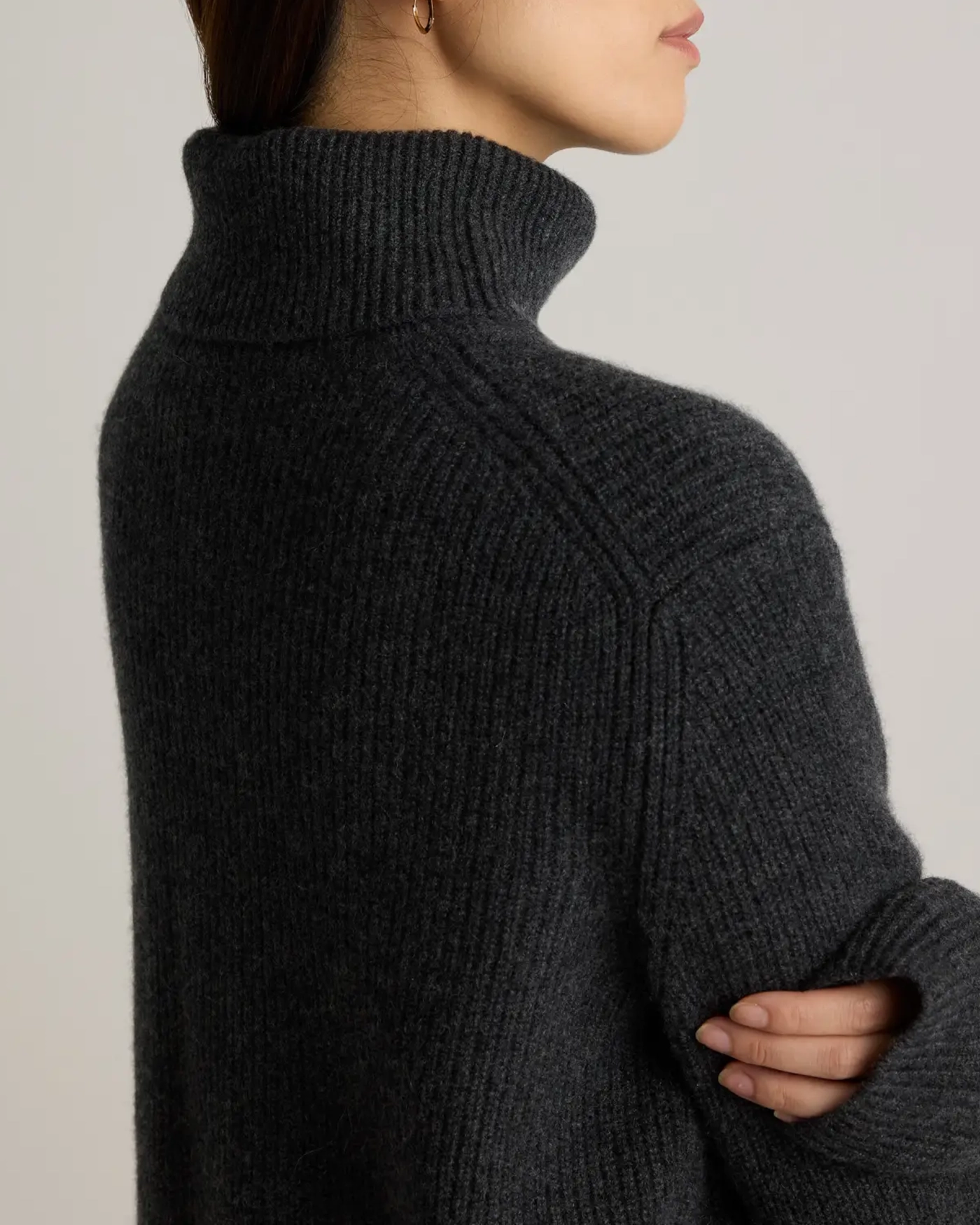 Coastal Style Fisherman Turtleneck Sweater