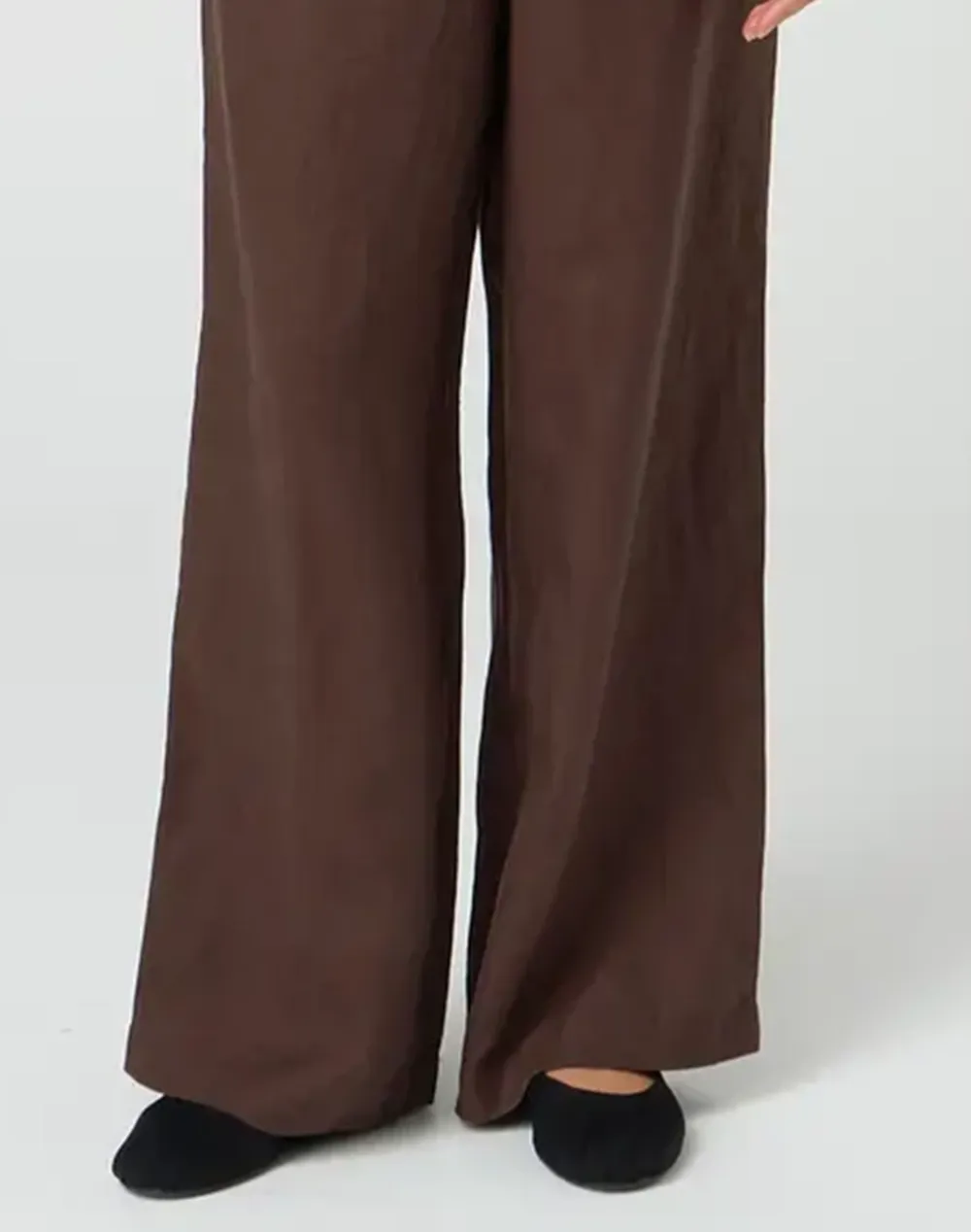 Linen Pleat Wide Leg Pant