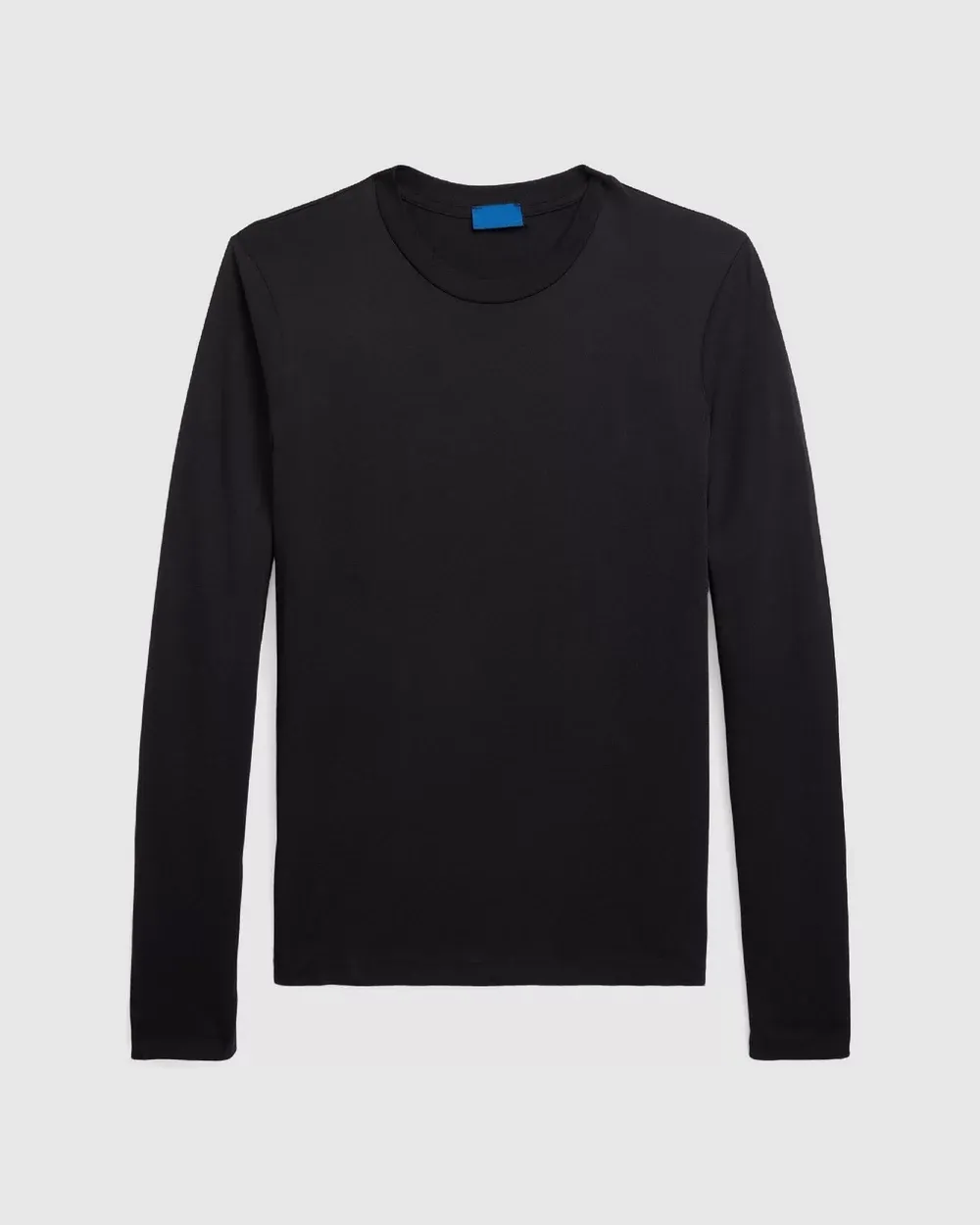 Long-Sleeve Jersey Crewneck Tee