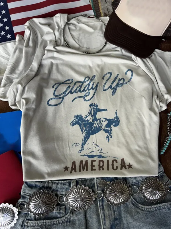 Giddy Up America Graphic Tee