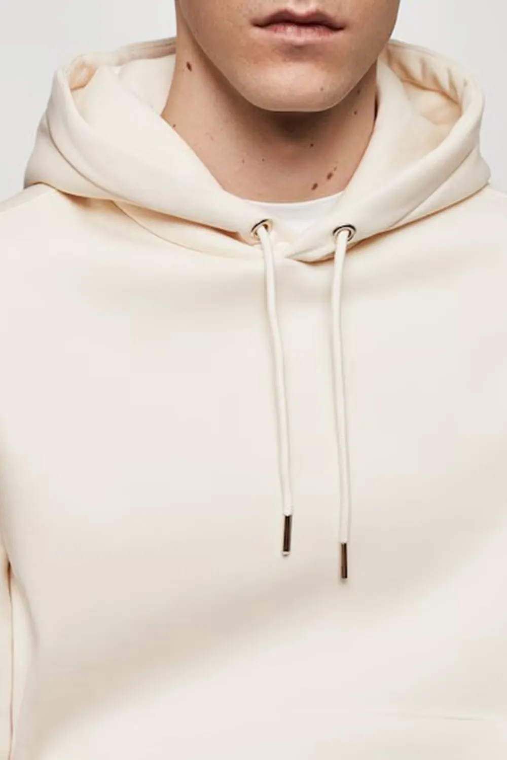 Warm-Effect Brushed Cotton Interior Sweatshirt