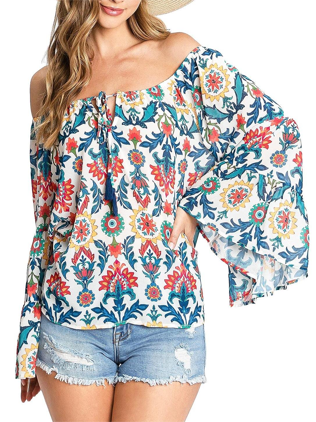 Rosalie Bell Sleeve Blouse