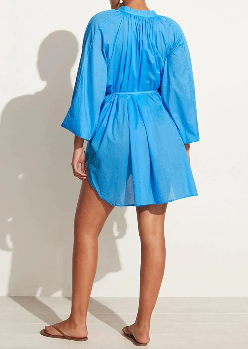 FAITHFULL THE BRAND LUCITA SMOCK DRESS