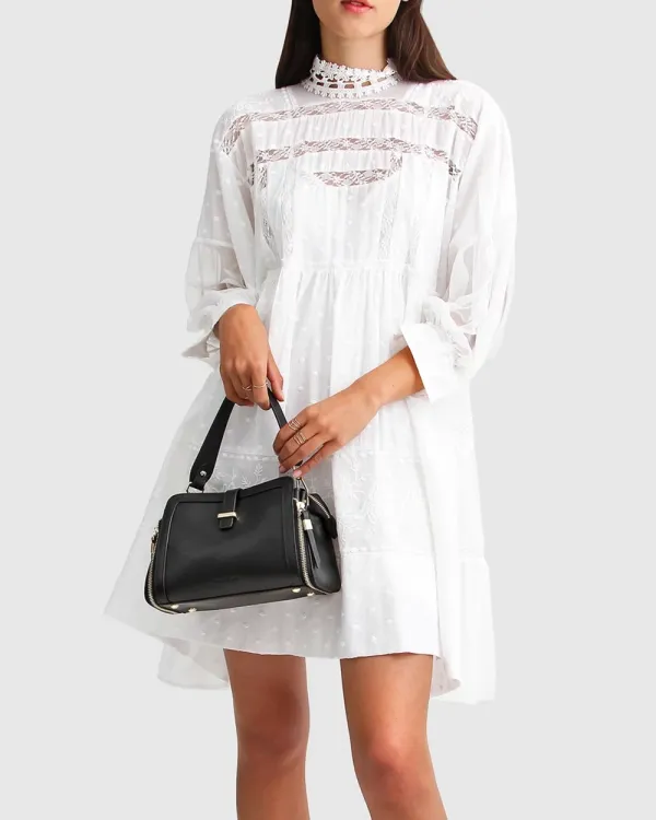 Unforgettable Oversized Lace Mini Dress