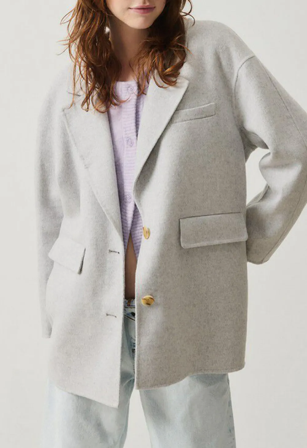 Medium Length Casual Coat