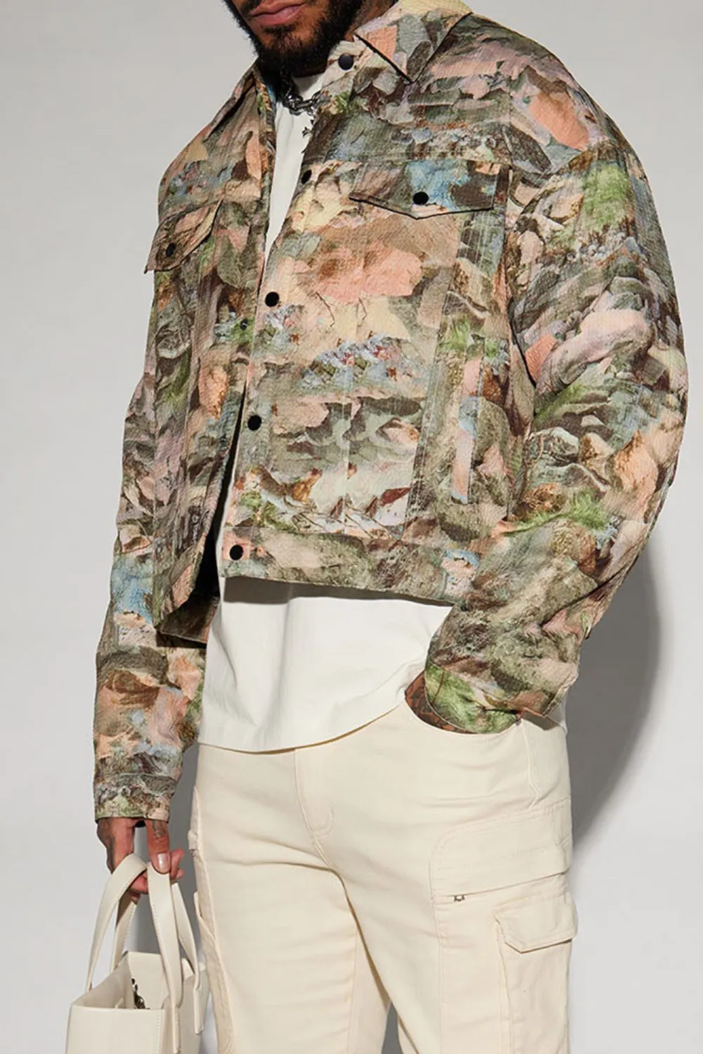 Kings Canyon Padded Trucker Jacket - Multi Color