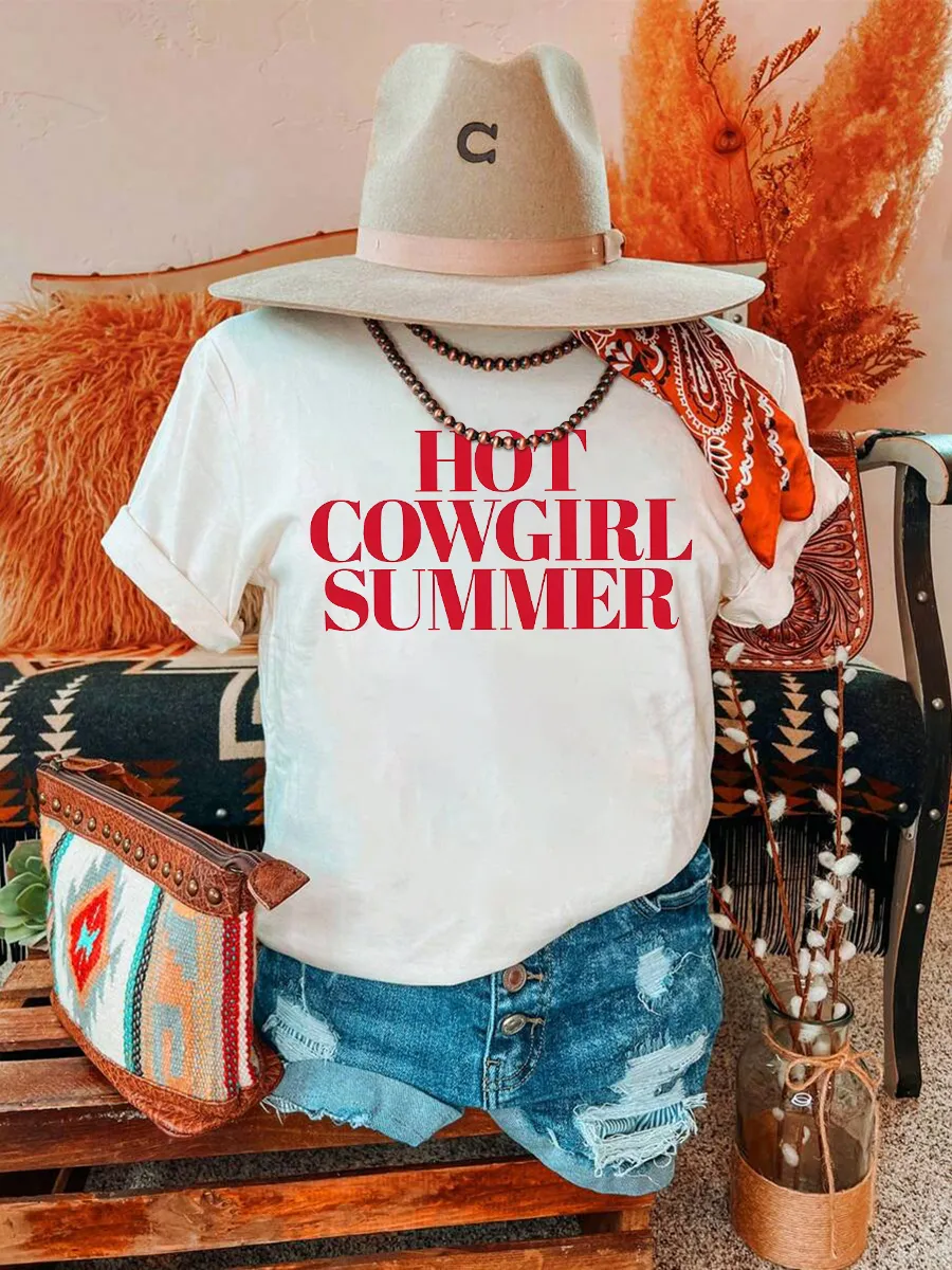 Hot Cowgirl Summer Tee