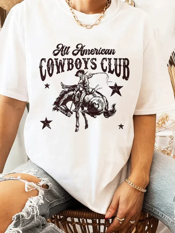 All American Cowboy Club T-shirt