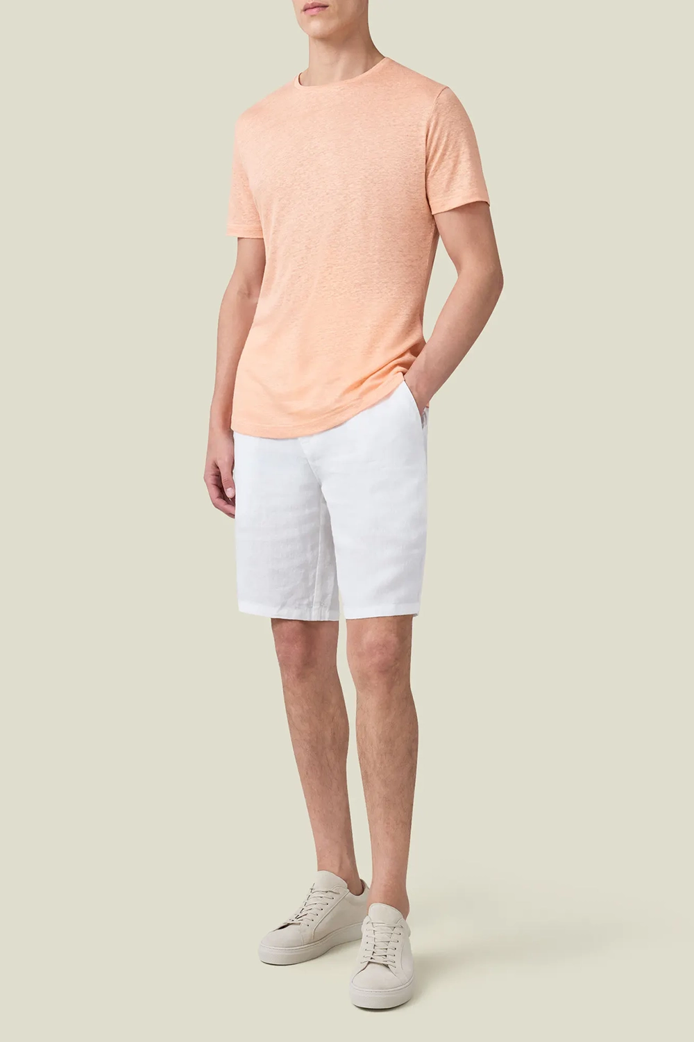 Non-Stretch Linen T-Shirt