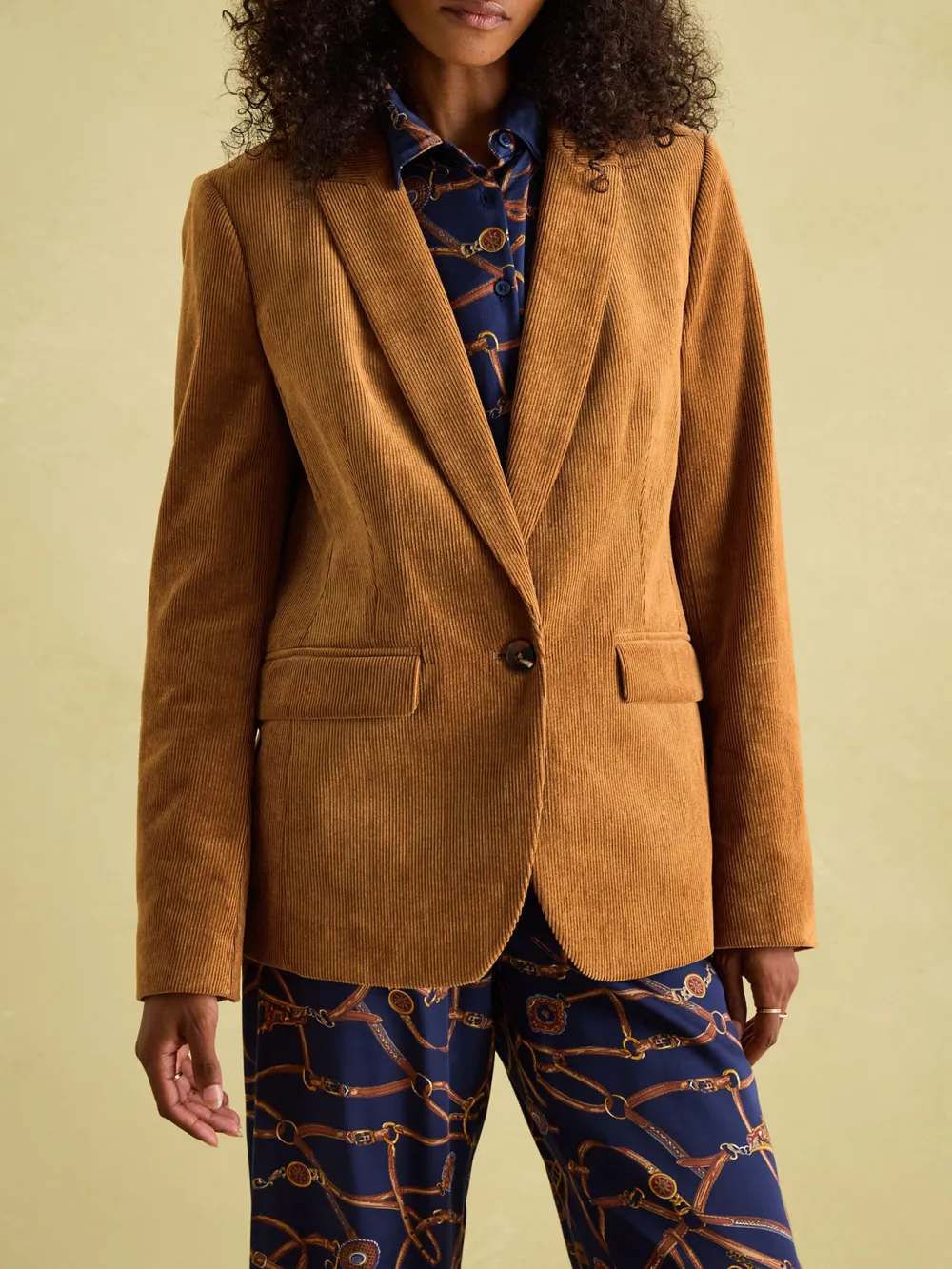 Holton Tan Brown Corduroy Blazer