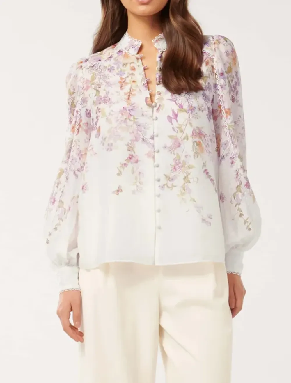 Emma Trim Detail Blouse