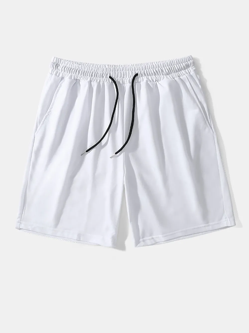 Basic Mid Length Jersey Shorts