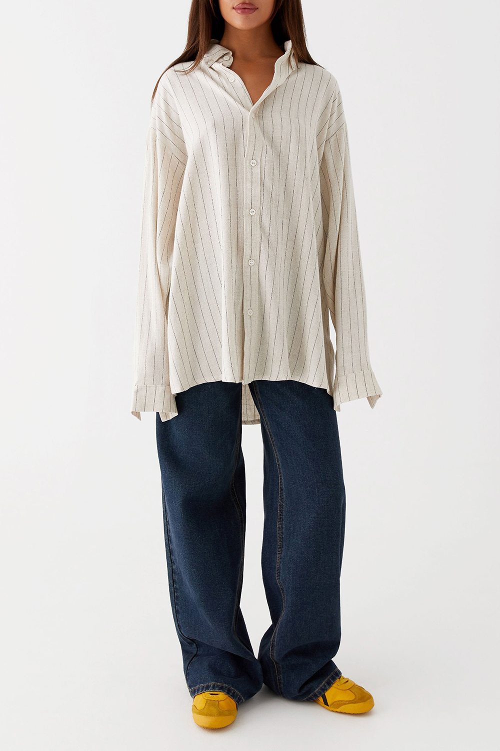 Extra large linen shirt