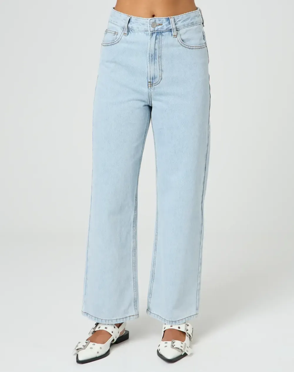 Wide Leg Cropped Jean