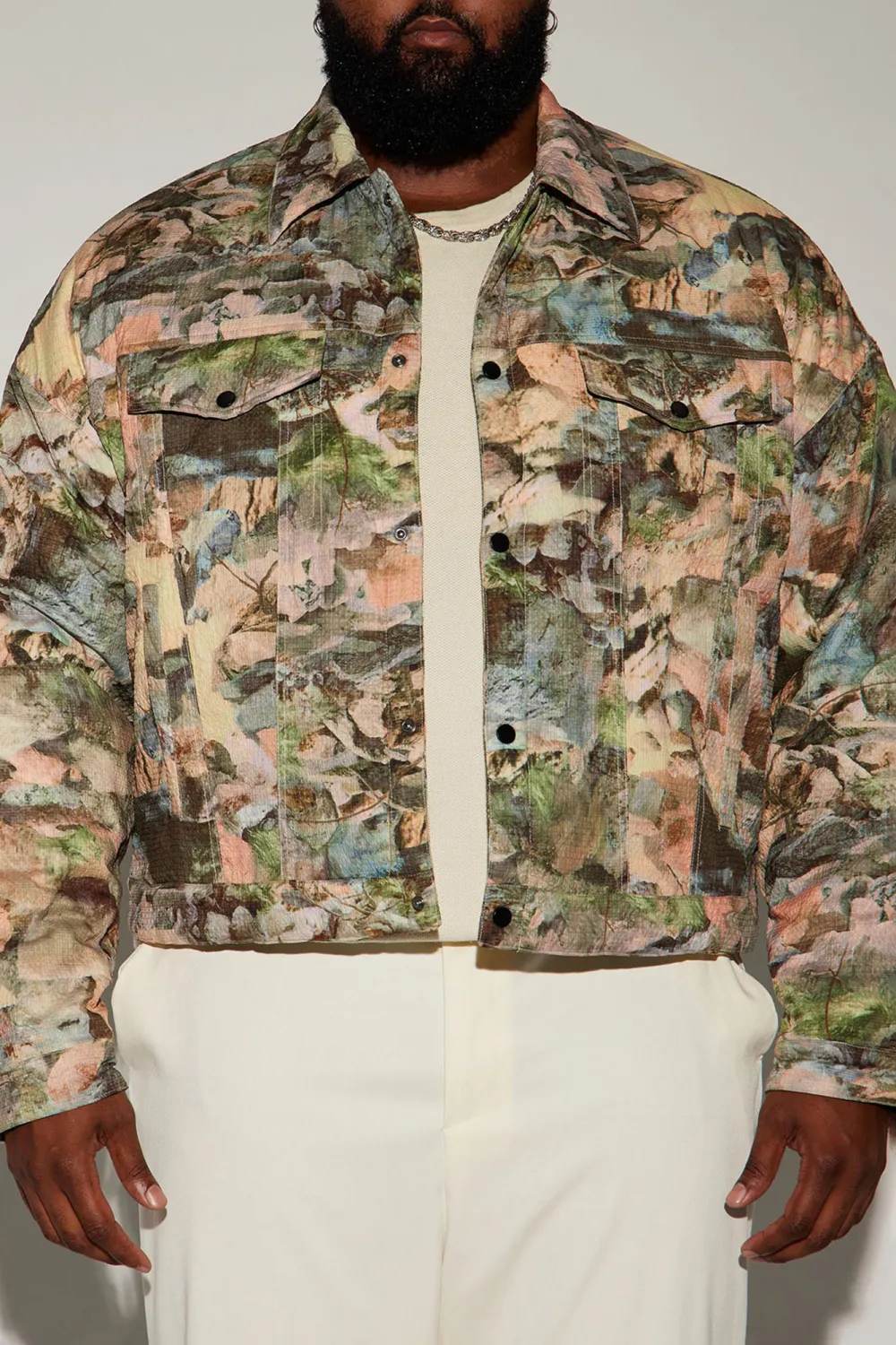 Kings Canyon Padded Trucker Jacket - Multi Color