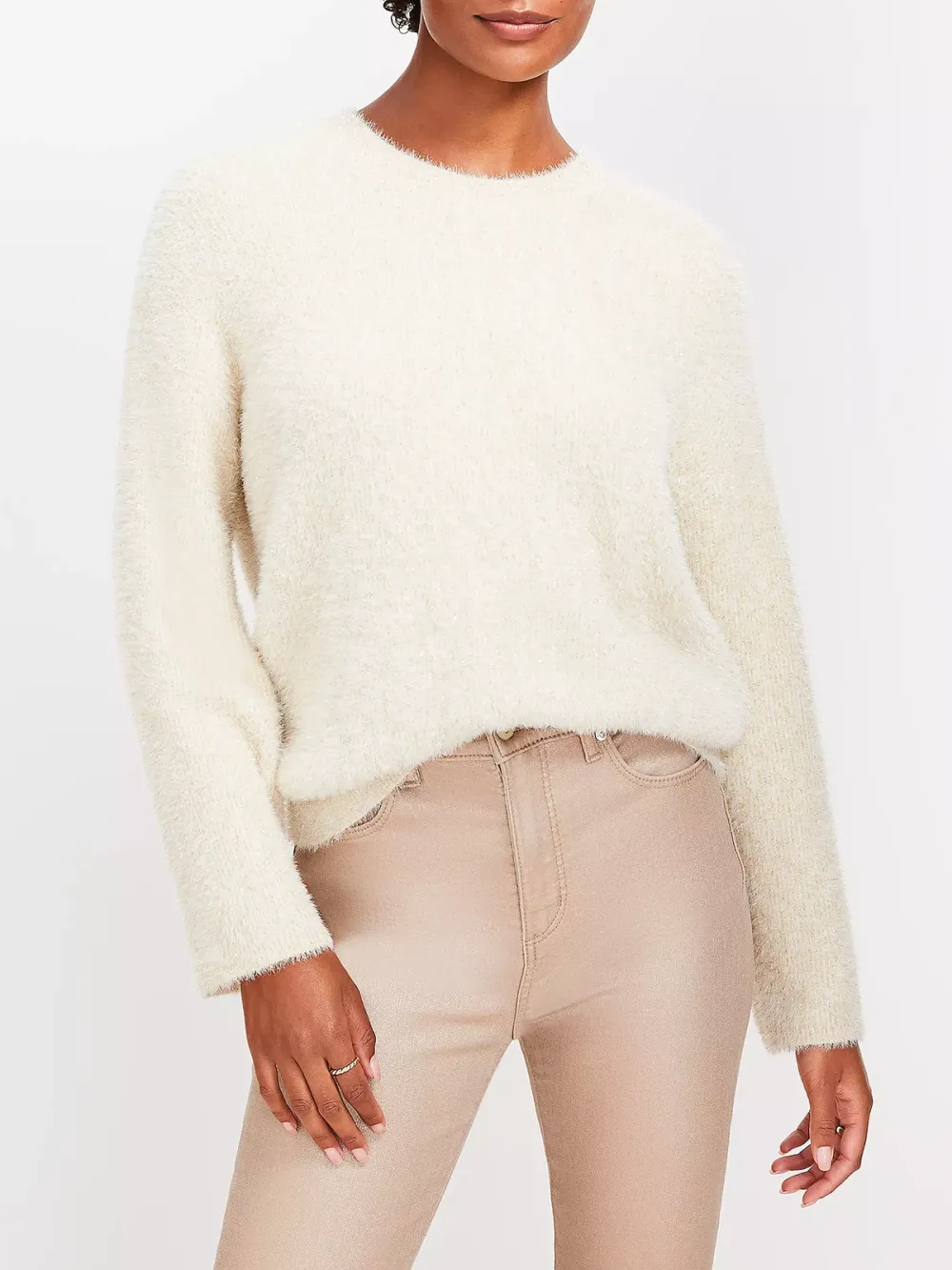 Shimmer Fuzzy Sweater