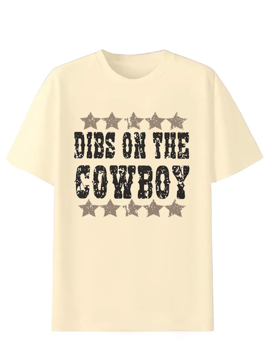 wild west dibs ob the cowboy T-shirt