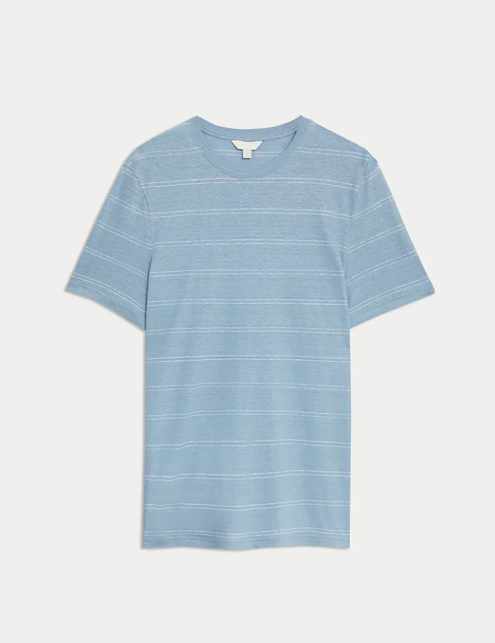 Pure Linen Striped T-Shirt