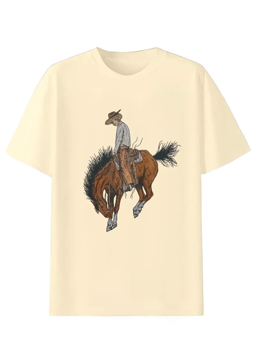 A nameless horse T-shirt