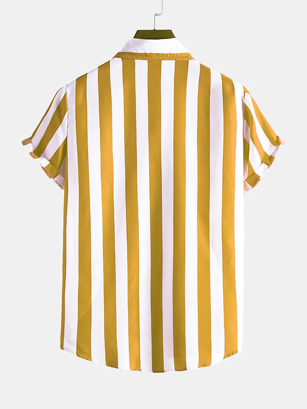 Wide Stripes Cotton Shirts