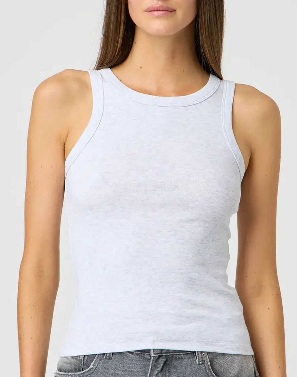 Cotton Racer Back Tank Top