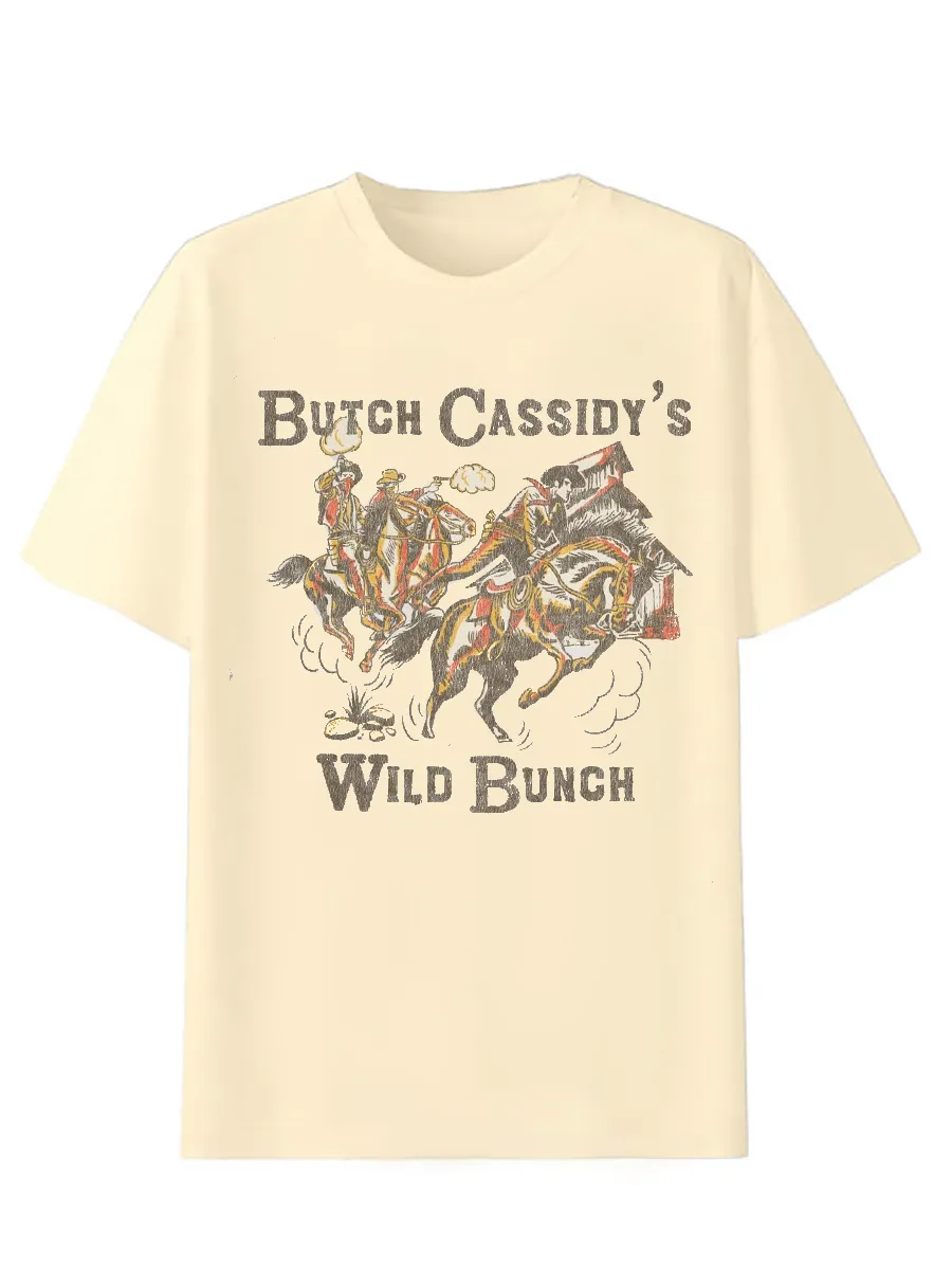 Vintage Butch Cassidy Wild Bunch Cowboy T-shirt