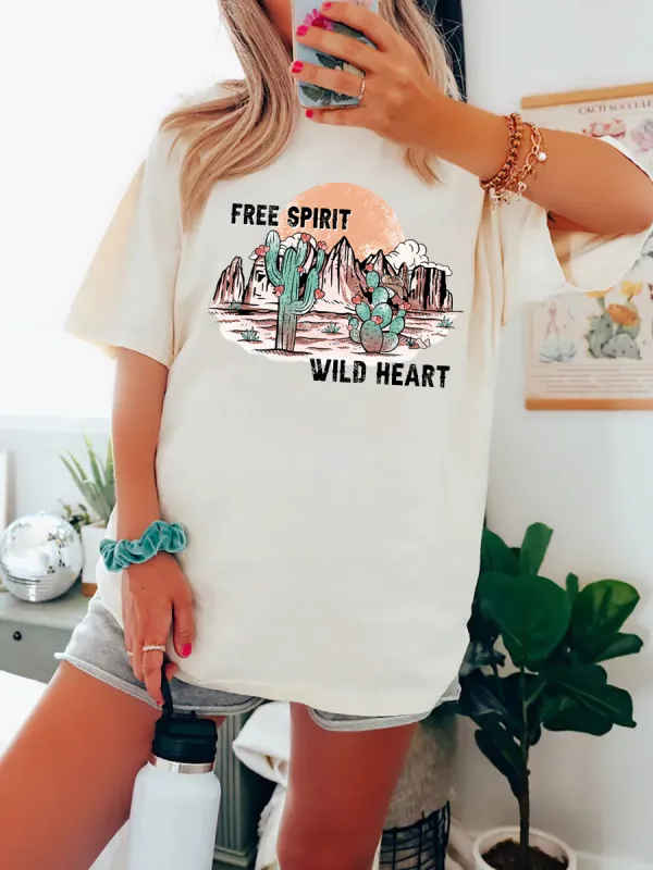 Free Spirit Wild Heart Western T-shirt