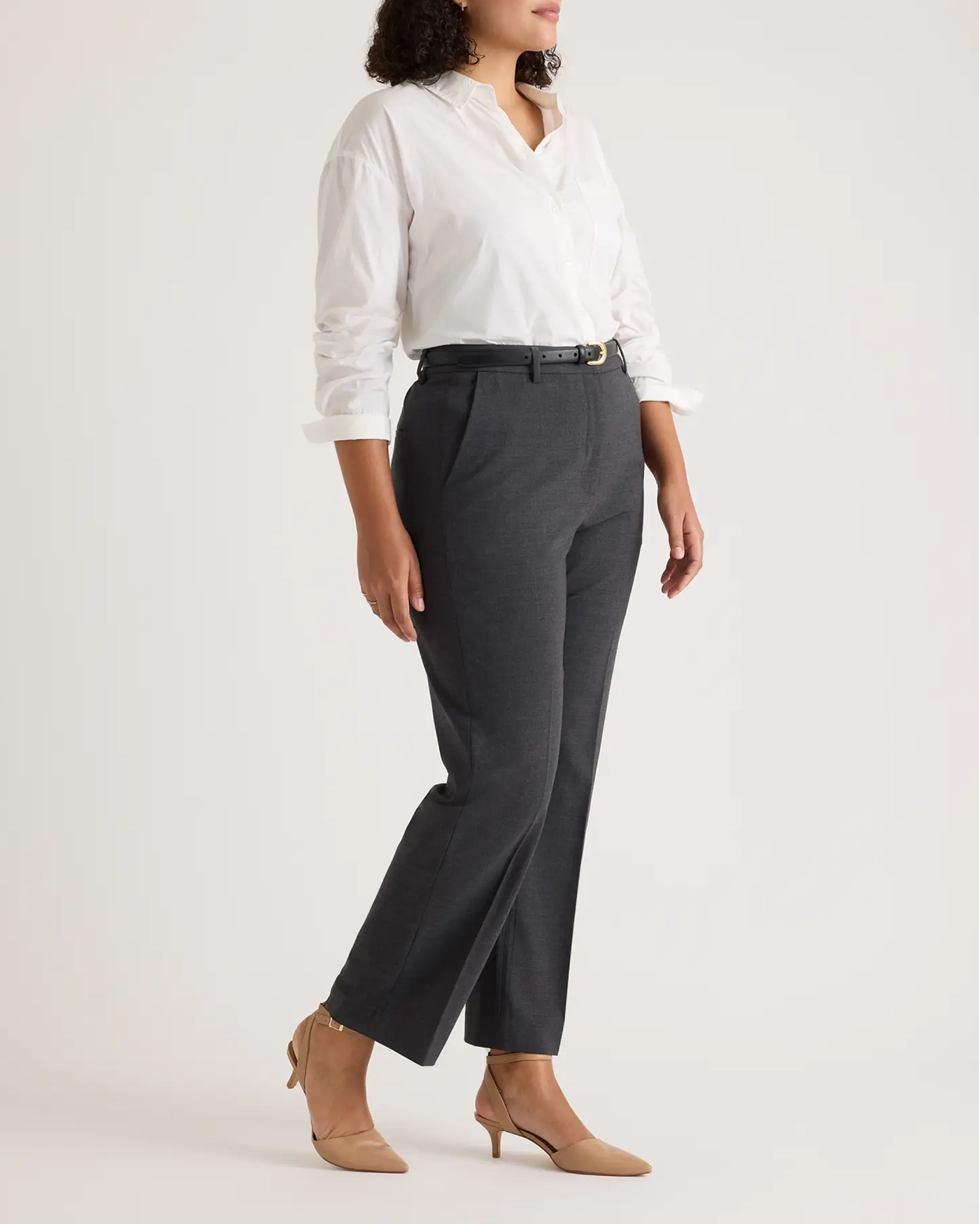 Italian Wool Straight Leg Pants