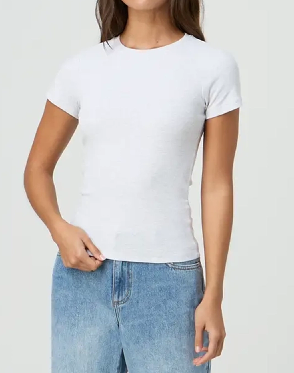 Ribbed Longline Tee