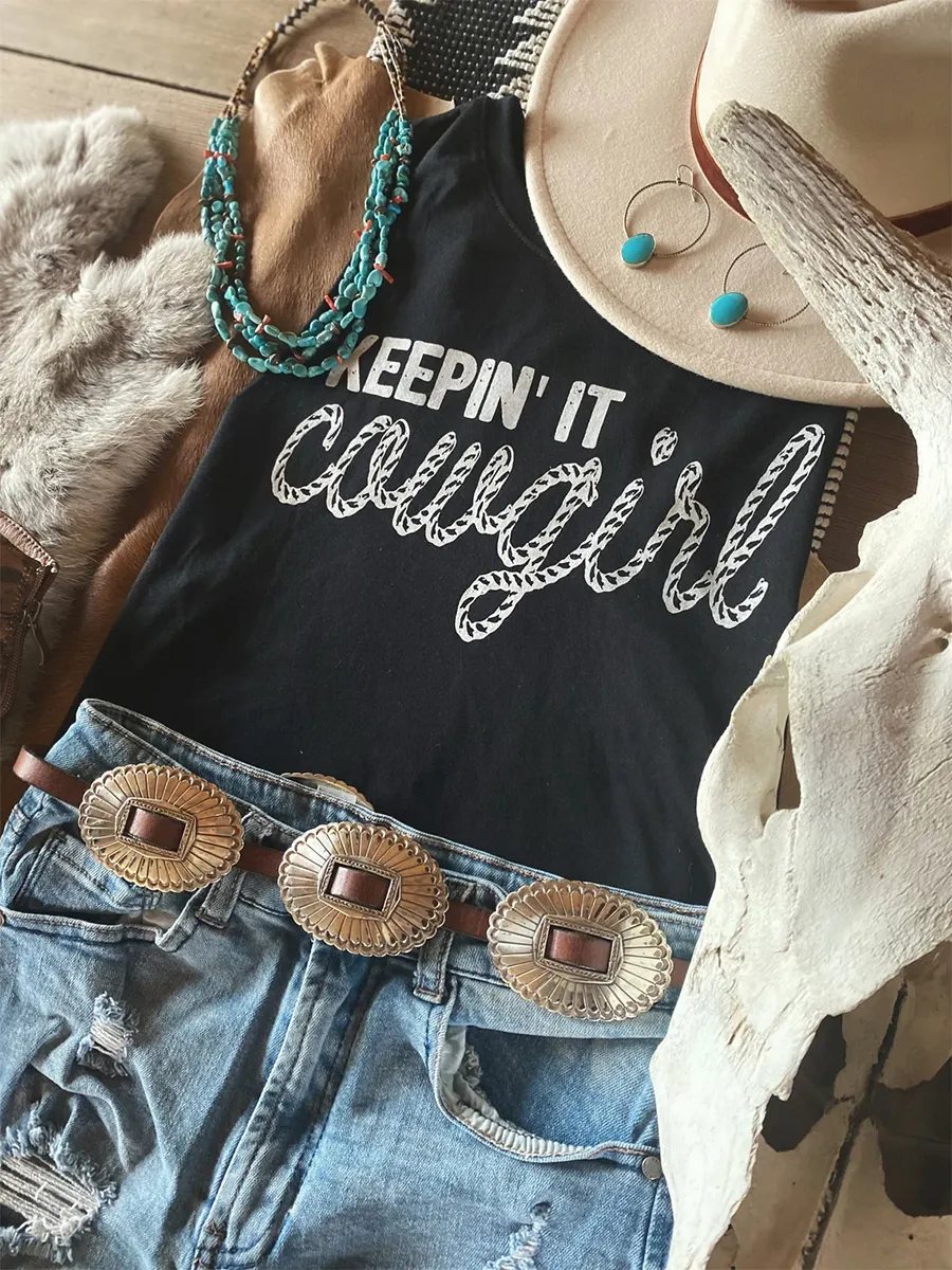 Keepin it Cowboy Girl T-shirt