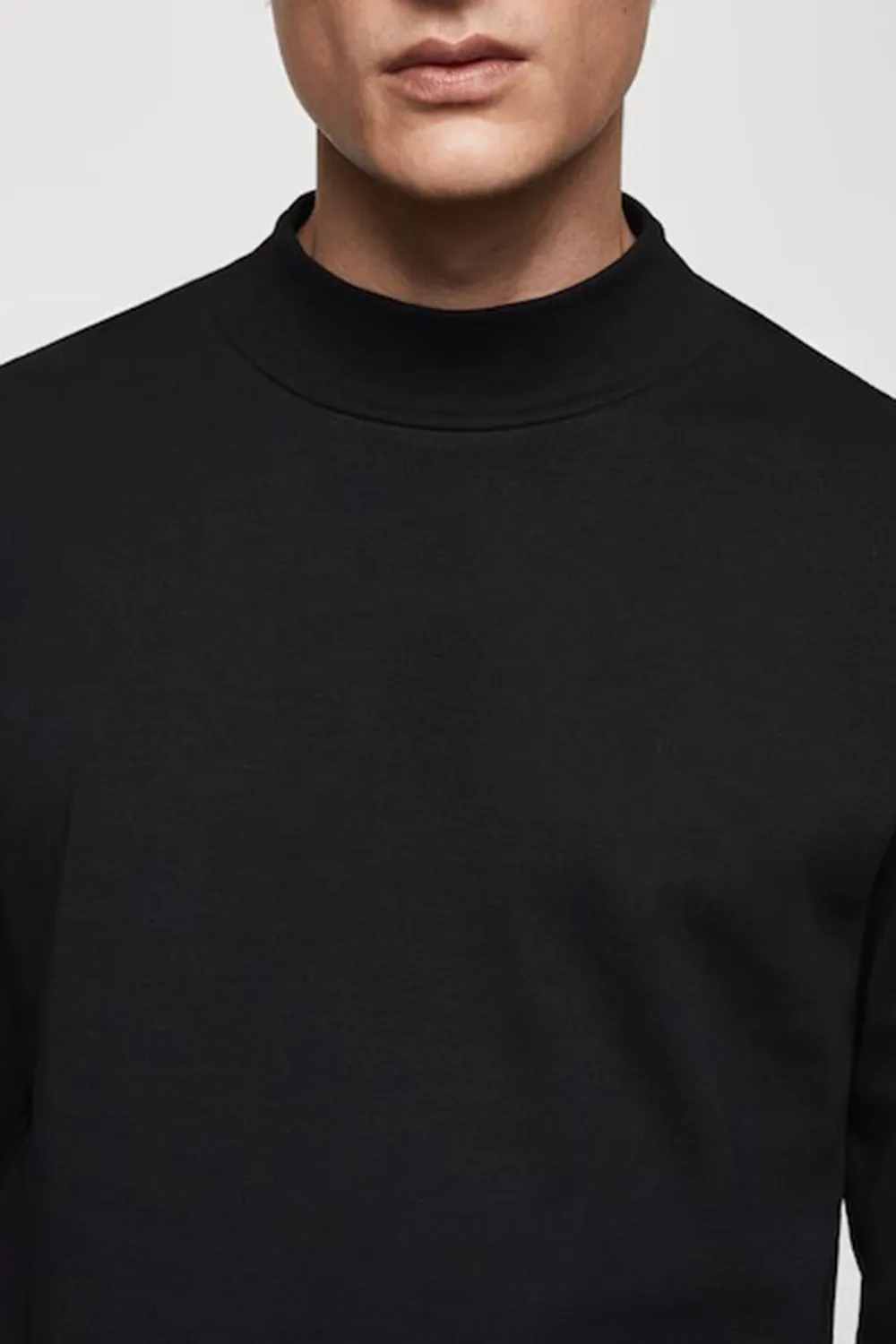 Perkins neck long-sleeved t-shirt