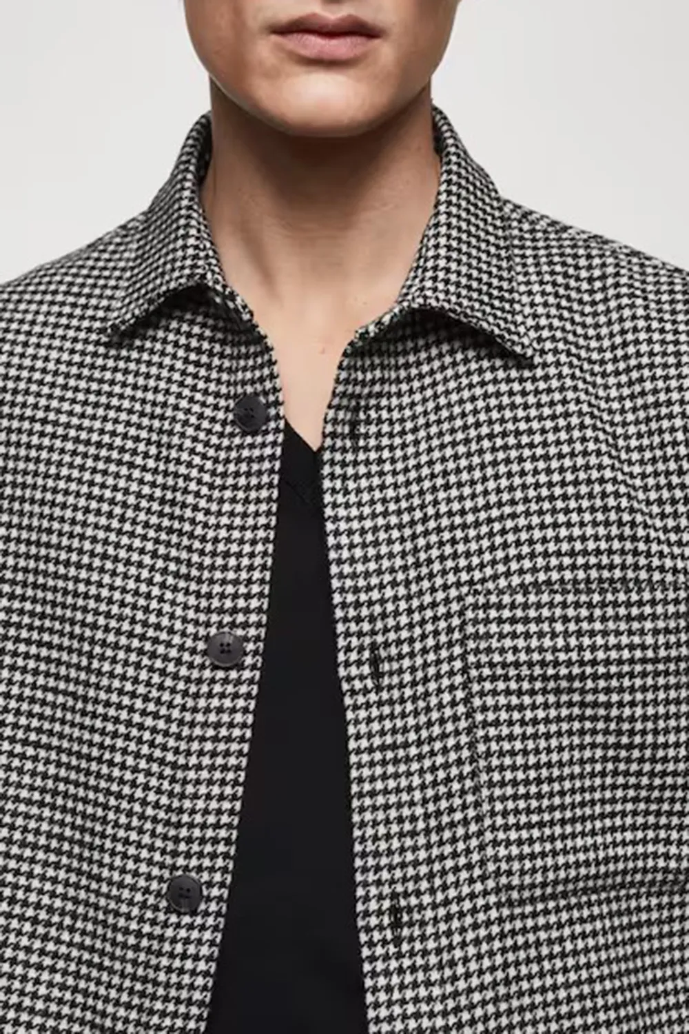 Houndstooth overshirt