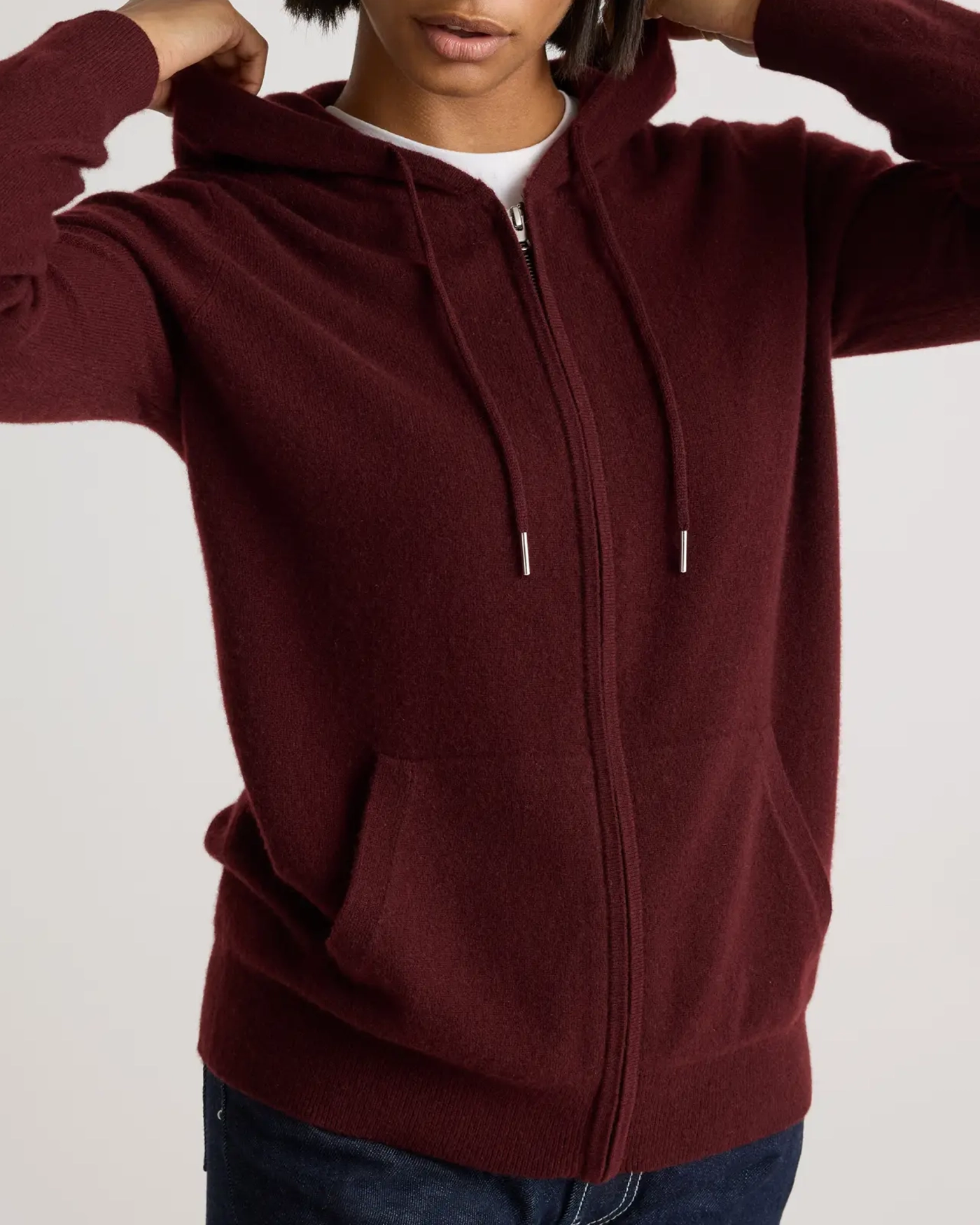 Slight Stretch Full-Zip Hoodie