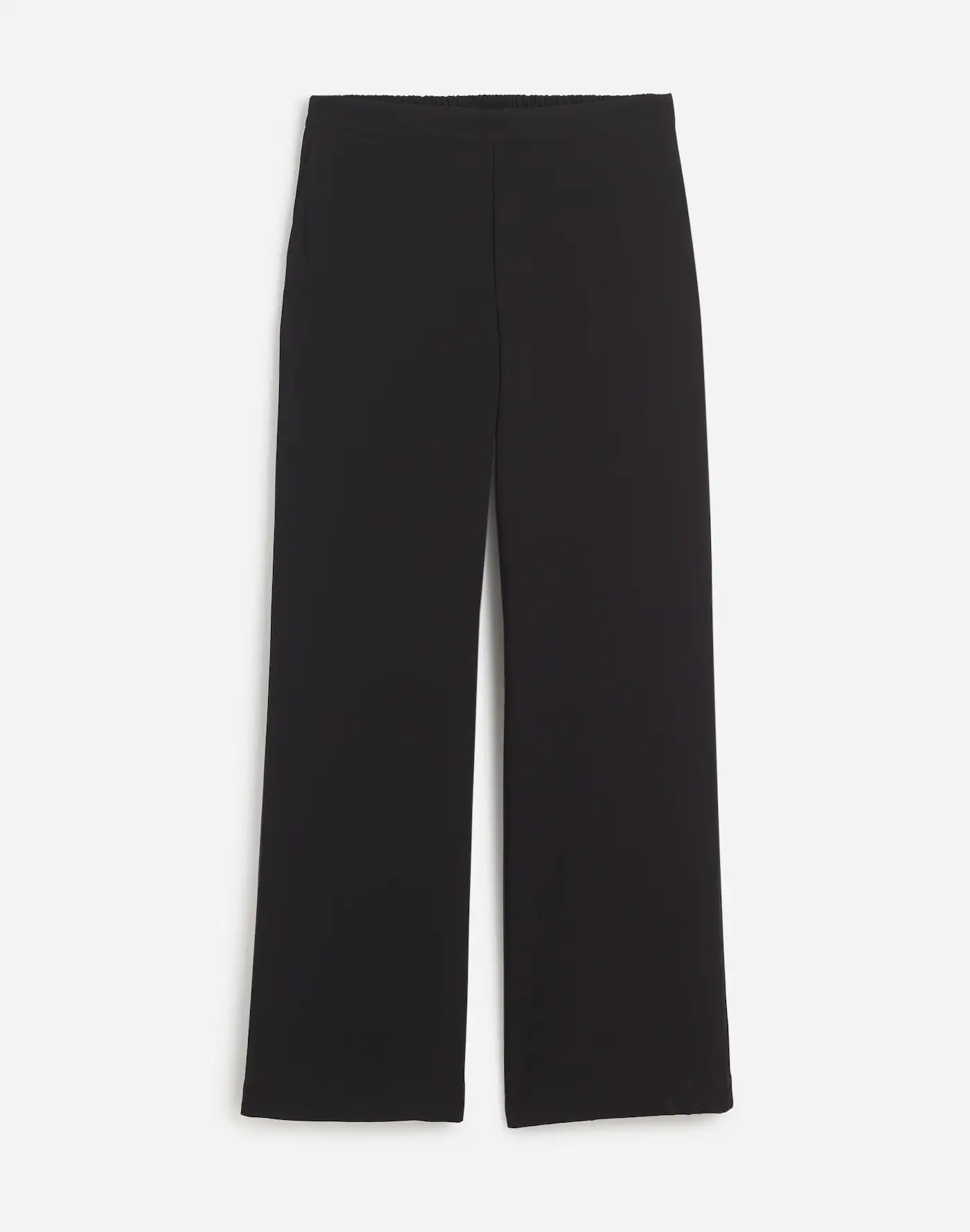 Pull-On Straight Pants in Crepe