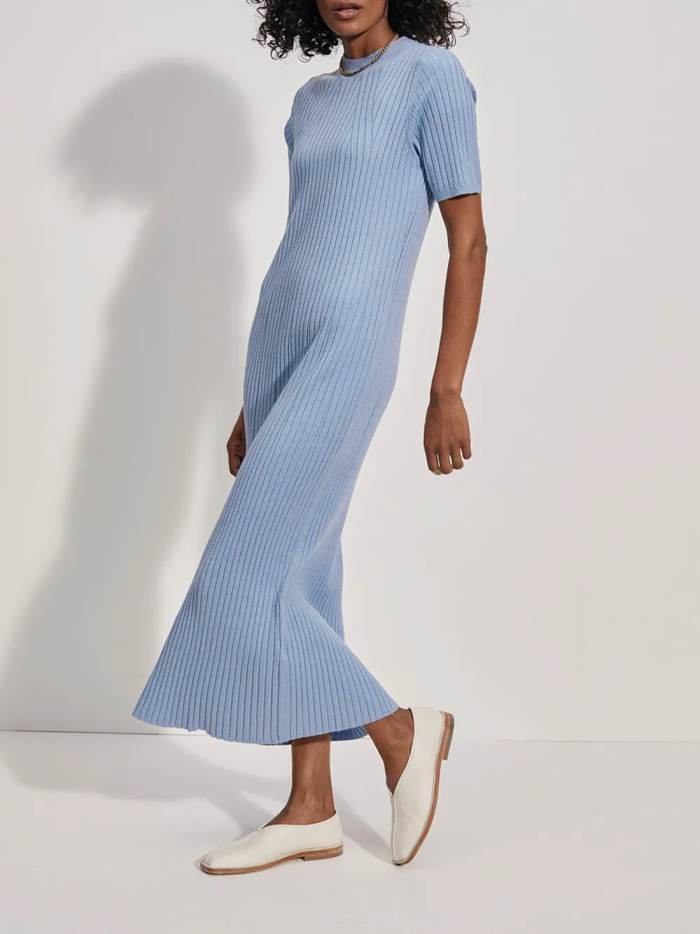 Maeve Rib Knit Midi Dress