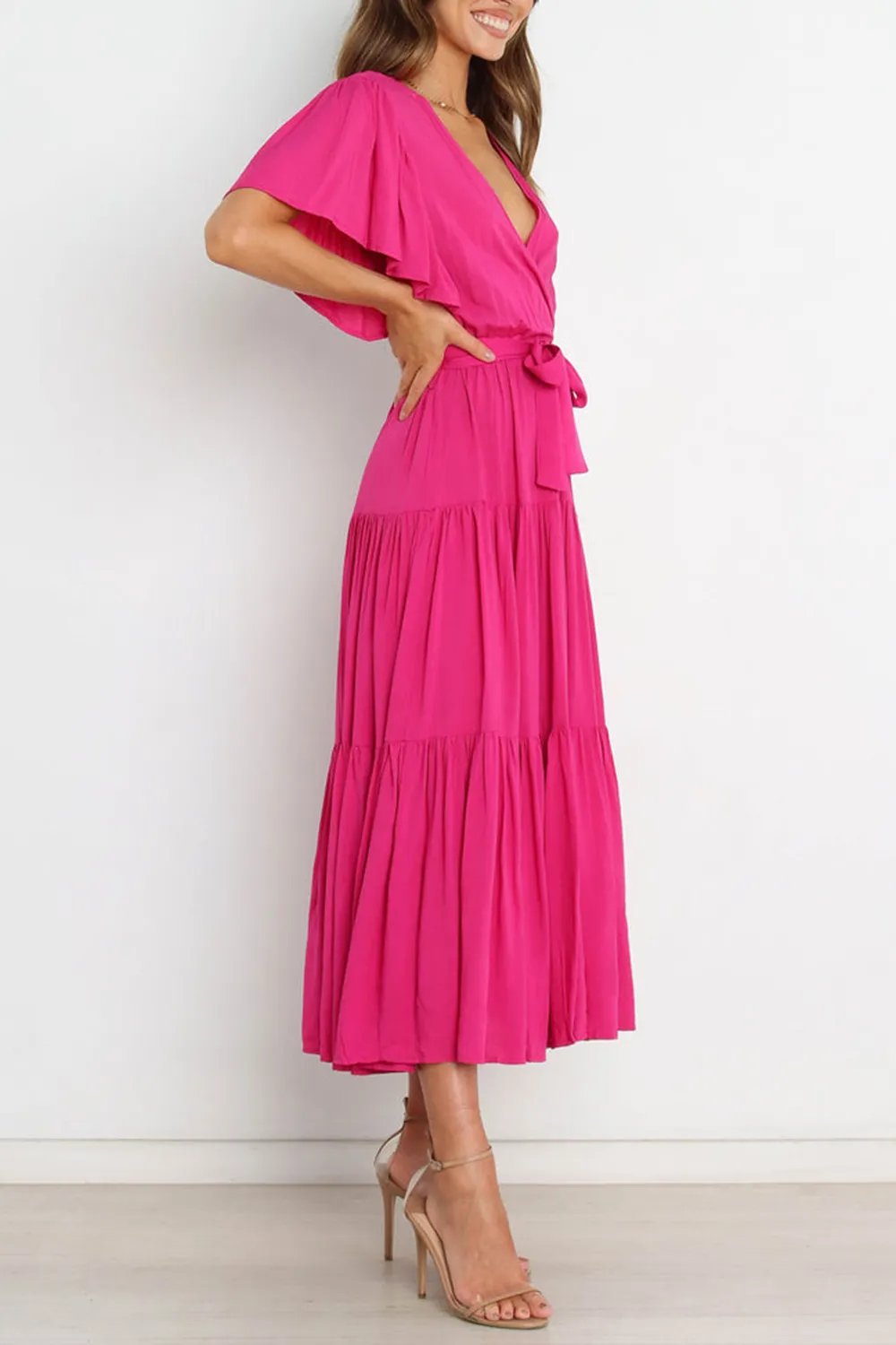 BARKER DRESS - PINK