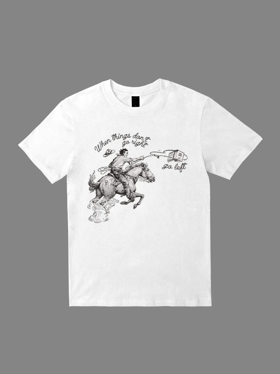 Wild West Cowboy Knight Pattern T-shirt