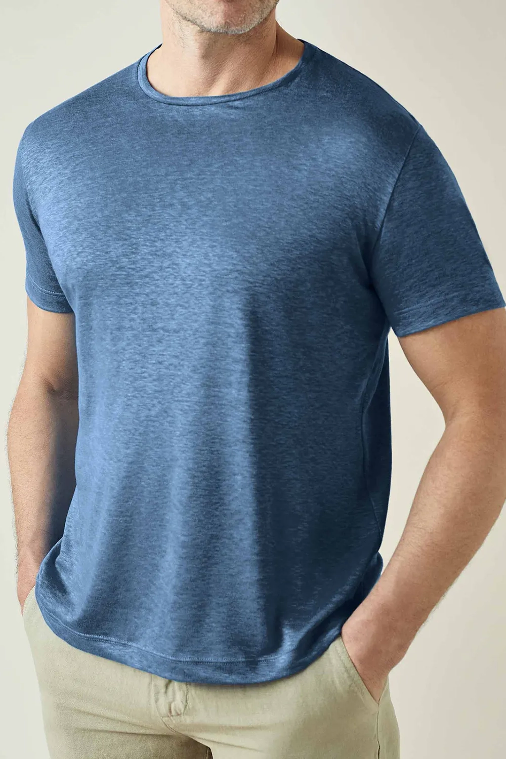 Non-Stretch Linen T-Shirt