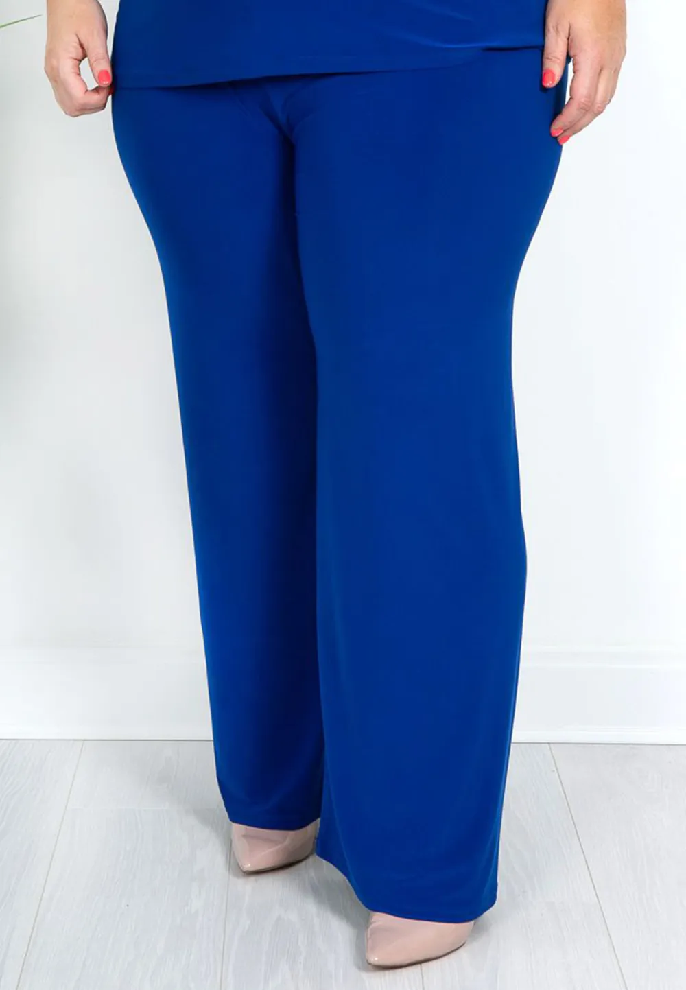 Cobalt Blue Jersey Trousers