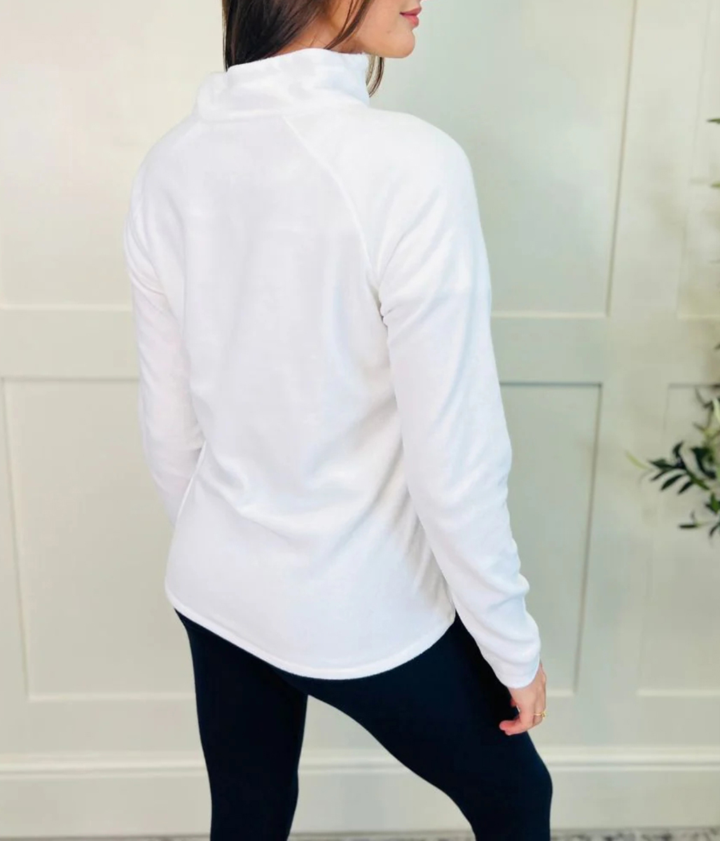 White Freeform Fleece