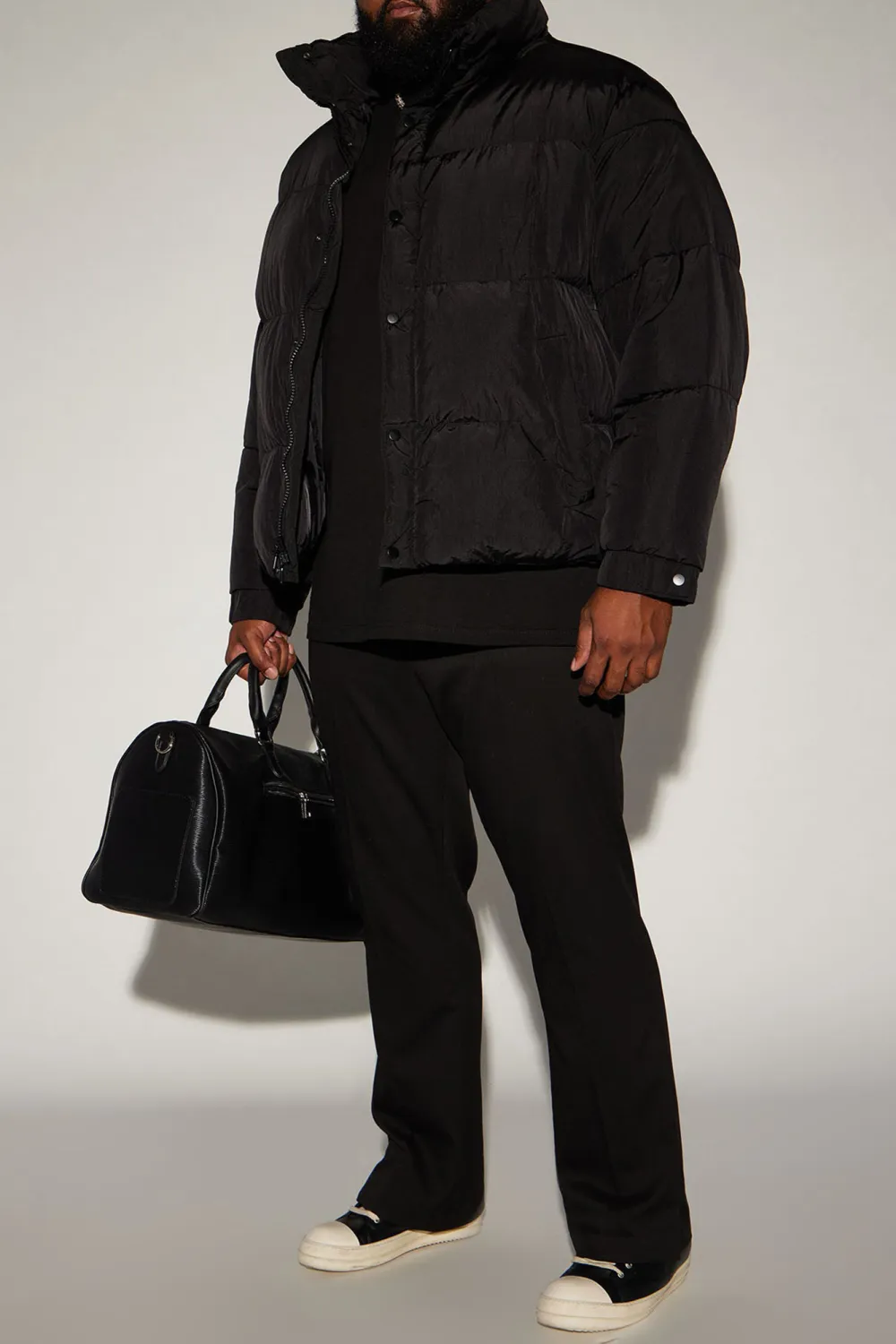 Fairmont Nylon Puffer Jacket - Black