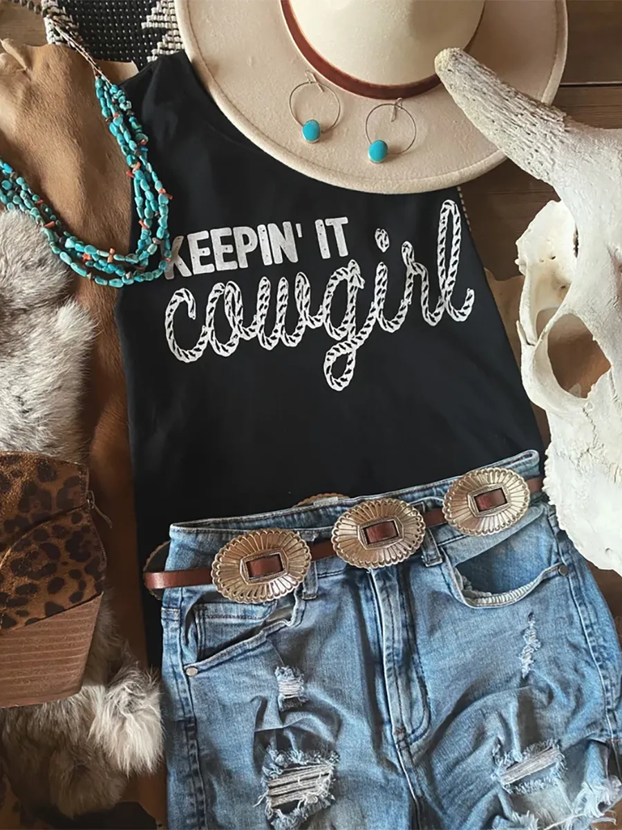 Keepin it Cowboy Girl T-shirt