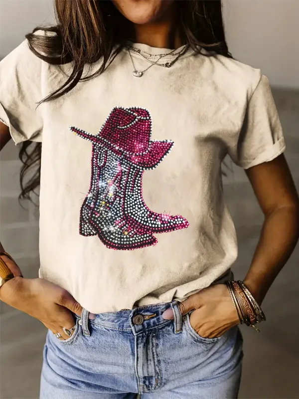 Glitter Boots T-Shirt