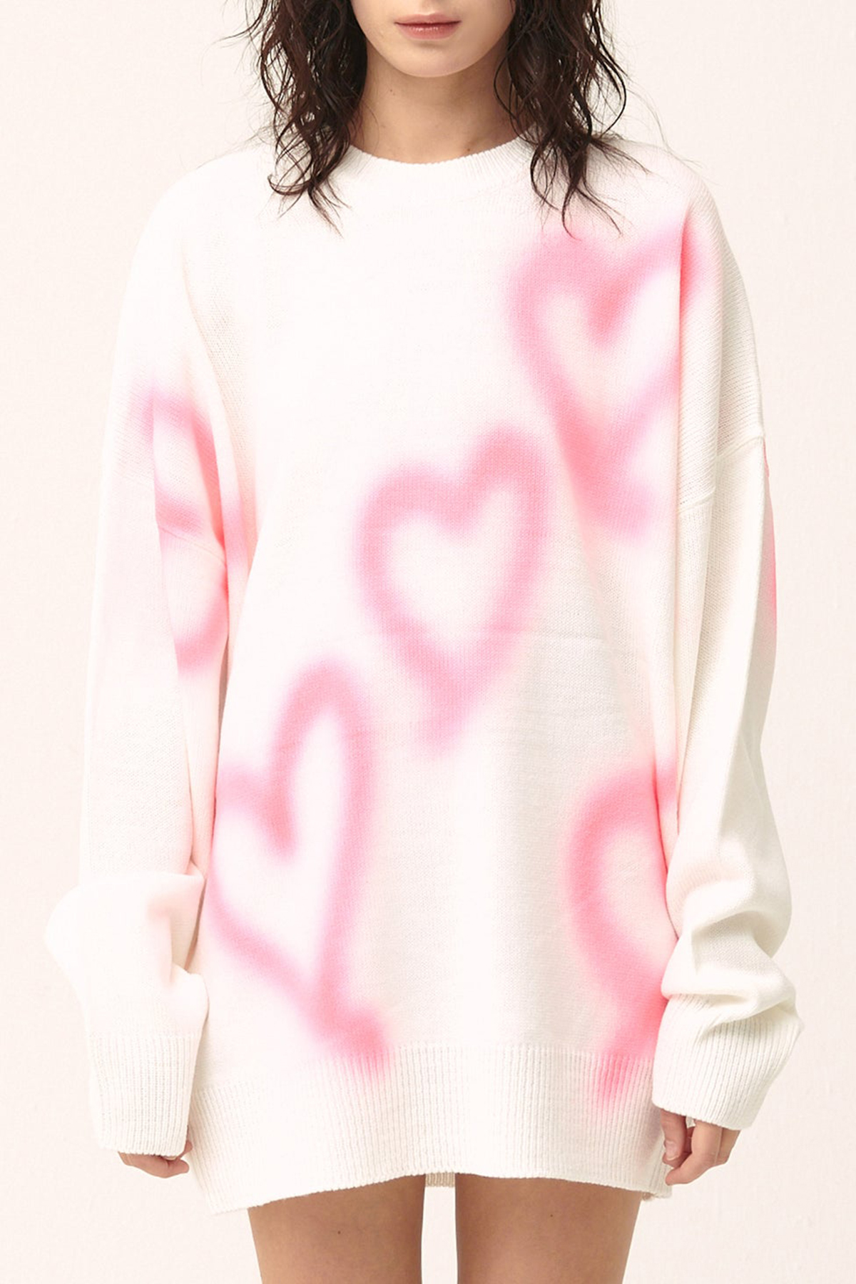 Raya Heart Printed SweaterDress